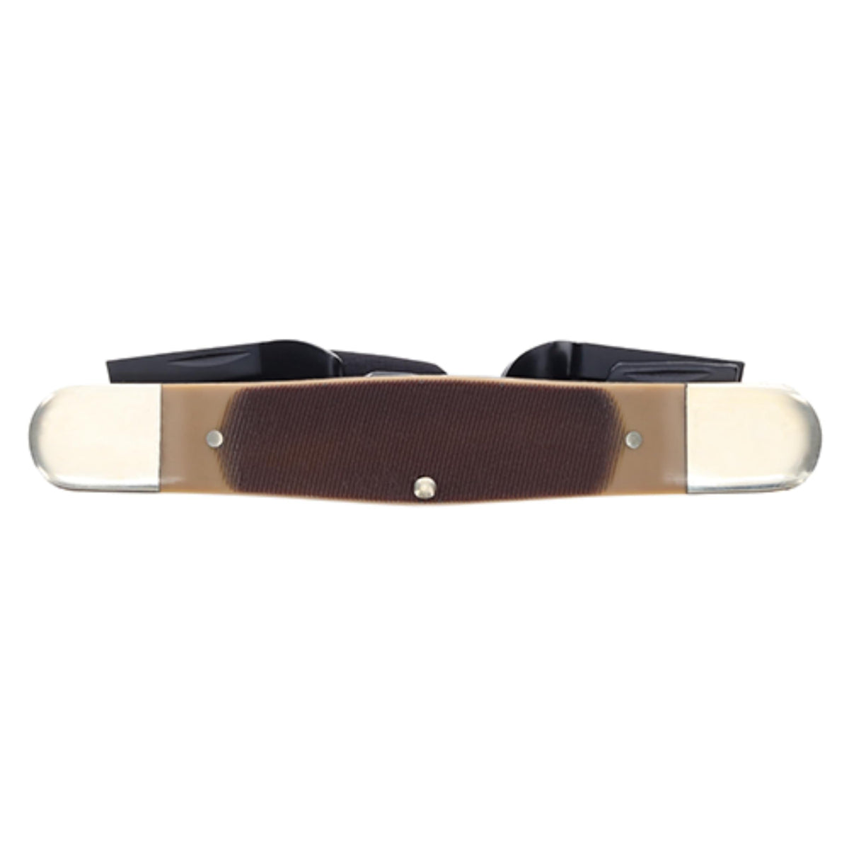 Old Timer 24OT nickel bolsters add durability for rugged camping.