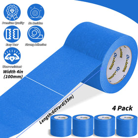 Oleitodh blue tape in action for sharp lines and surface protection.