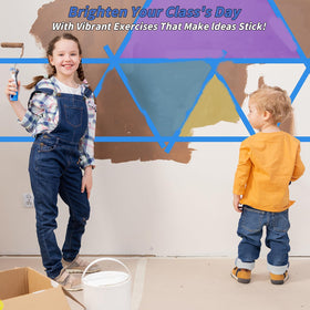 Oleitodh blue masking tape leaves no residue on surfaces.