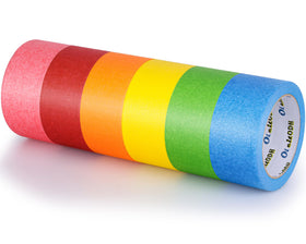 Oleitodh red masking tape roll for bold crafts and quick labeling.