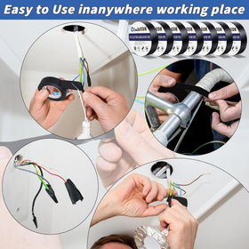 Oleitodh DIY repair tape helps secure electrical connections safely.