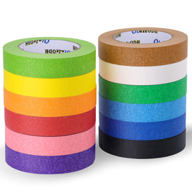 Oleitodh rainbow masking tape stored neatly in a drawer