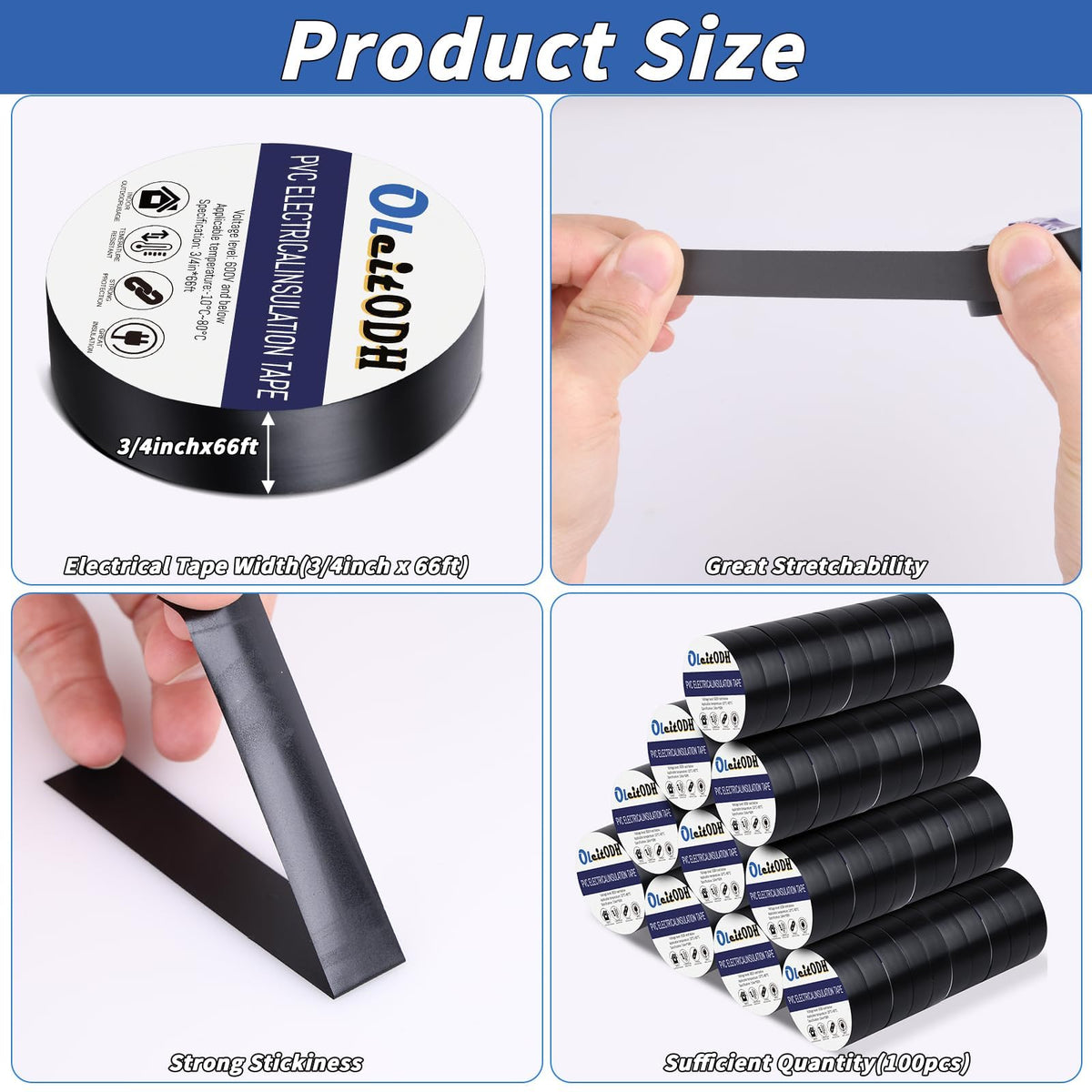 Oleitodh tape wrapping wires for reliable insulation in real world wiring tasks