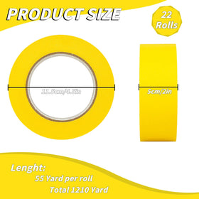 Oleitodh yellow painters tape edge-trimming on surfaces to prevent bleed