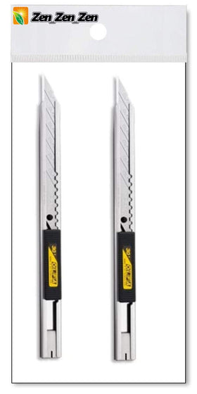 OLFA 141B stainless steel knife with compact design for precise cuts and versatile crafts.