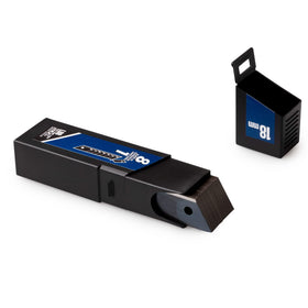 OLFA replacement blades compatible with 18mm knives for easy upgrades.