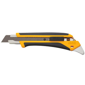 OLFA LA-X 18mm knife with a precision snap-off blade for clean cuts.