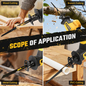 OLIBUY tool-free blade change saves time and simplifies setup.