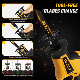 OLIBUY variable-speed control ensures precise, safe cuts across wood, metal, and plastic.