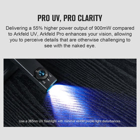 OLIGHT Arkfeld Pro battery indicator shows charge levels for safer planning.