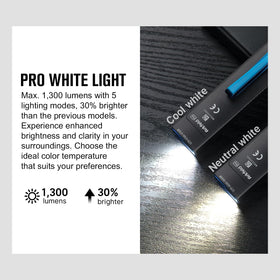 OLIGHT Arkfeld Pro circular selector enables quick mode changes on the go.