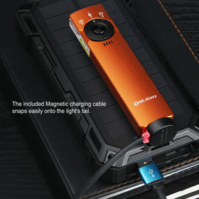 OLIGHT Arkfeld Pro compact pocket design fits in a hand or pack