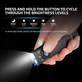 OLIGHT Arkfeld Pro UV 365nm delivers high-intensity UV for inspections.