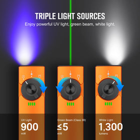 OLIGHT Arkfeld Pro UV light at 365nm for inspection tasks