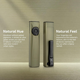 OLIGHT Arkfeld Ultra durable O-aluminum body withstands daily wear.