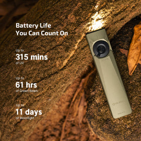 OLIGHT Arkfeld Ultra matte finish provides secure grip and style.