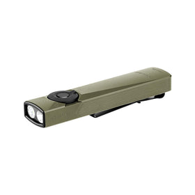 OLIGHT Arkfeld Ultra white beam shown for high-visibility outdoor tasks.