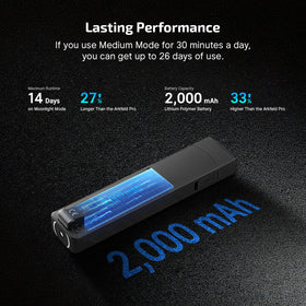 OLIGHT ArkPro magnetic dock secured on metal surfaces for hands-free use