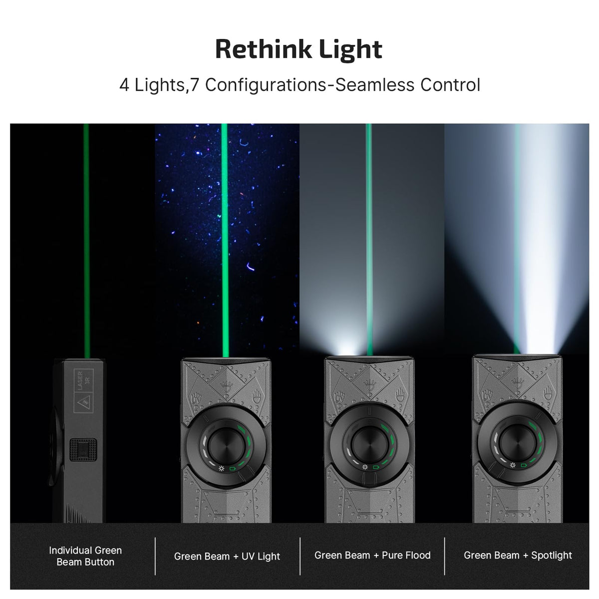 OLIGHT ArkPro long-range spotlight shows reach up to 205 meters.