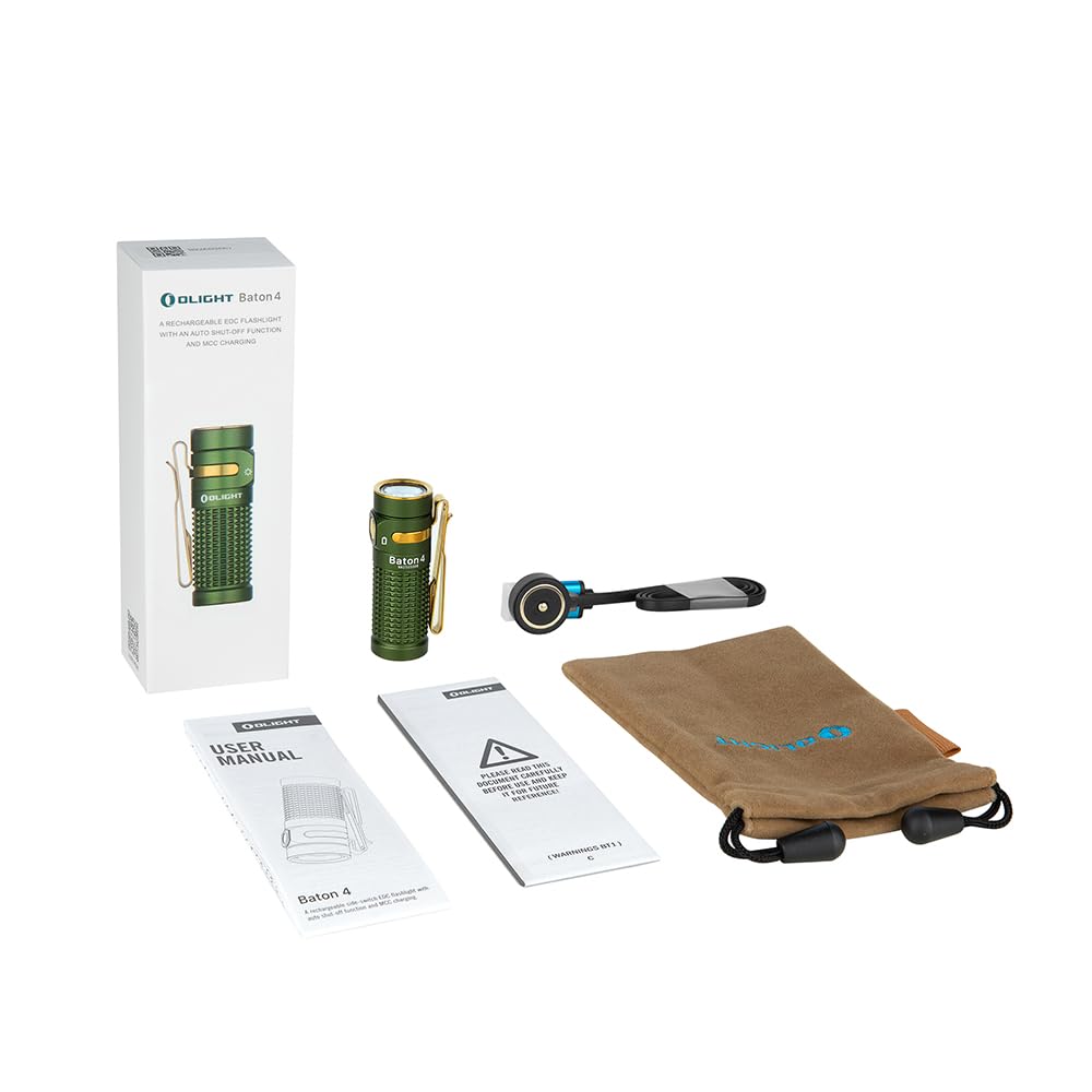 OLIGHT Baton4 beams up to 170 meters for long range visibility