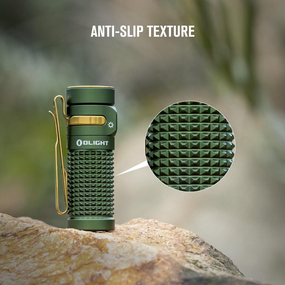OLIGHT Baton4 durable metal switch with solid feedback
