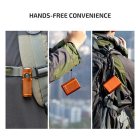 OLIGHT Baton4 upgraded metal switch offers solid tactile operation.