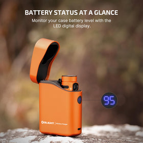 OLIGHT Baton4 Premium with micro-perforated indicator shows battery at a glance