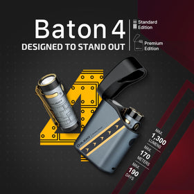 Type-C charging case powering Baton4 and keeping gear ready on the go.
