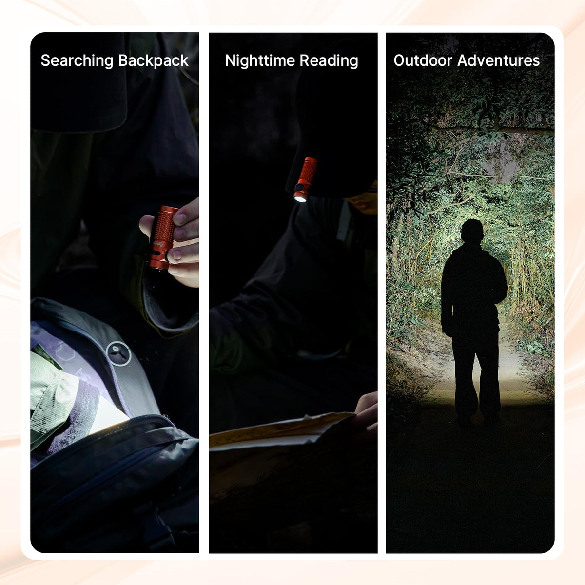 OLIGHT Baton4 Premium prepared for emergencies and outdoor adventures