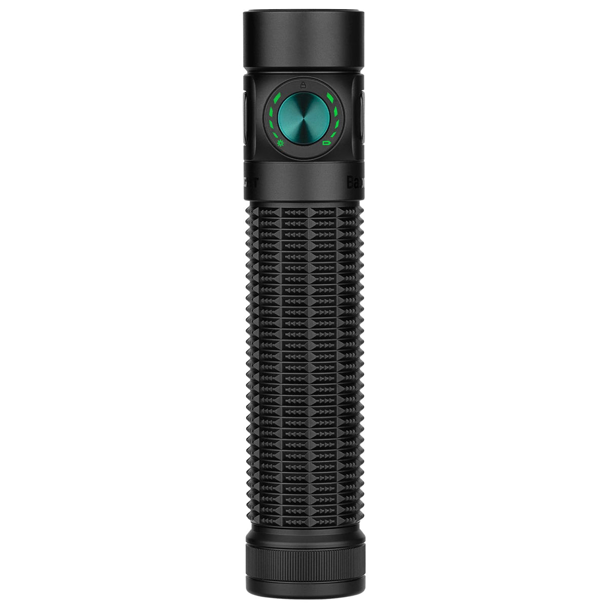 OLIGHT Baton4 Pro front view highlights compact EDC power for daily tasks and outdoor use.