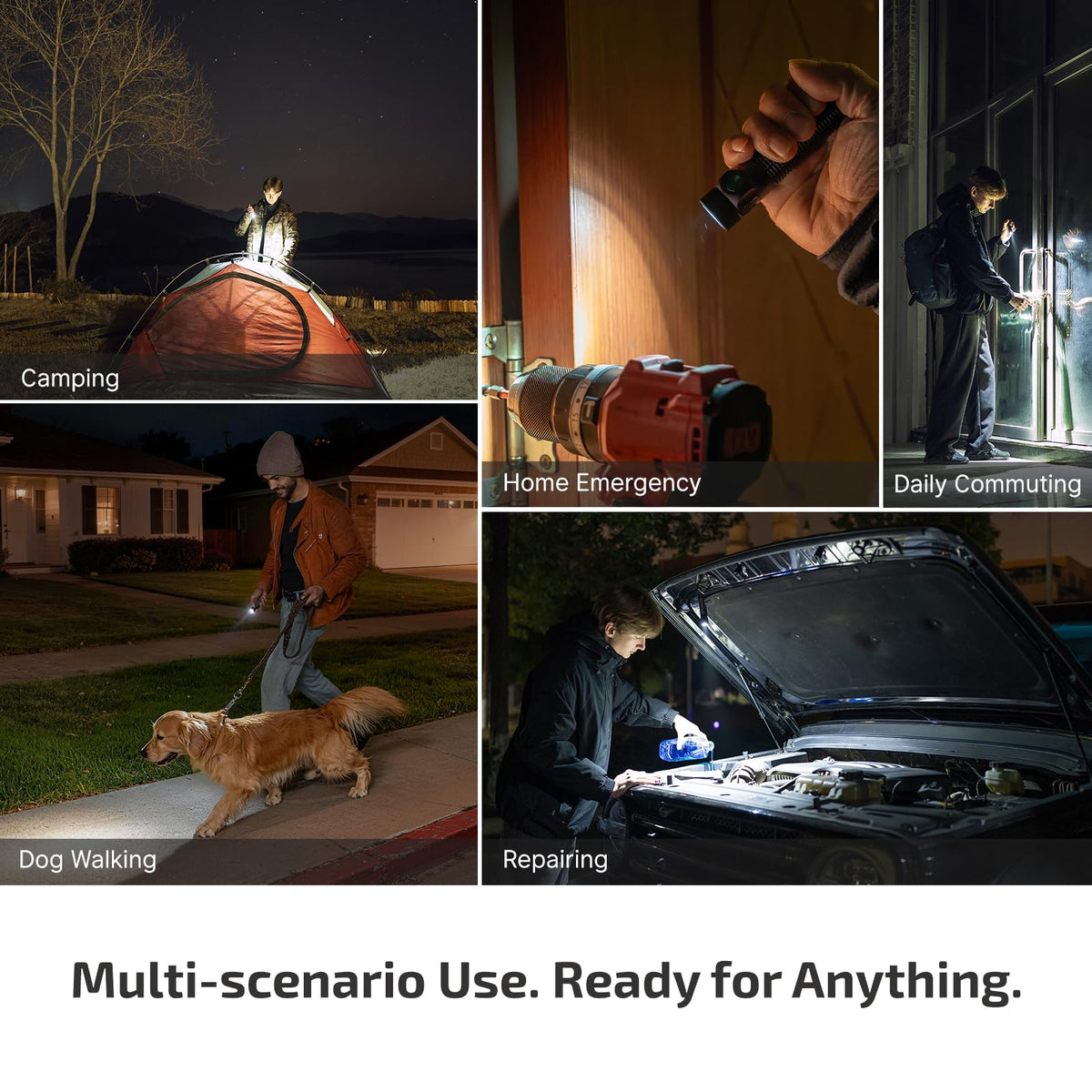 OLIGHT Baton4 Pro orange ideal for camping and emergencies outdoors