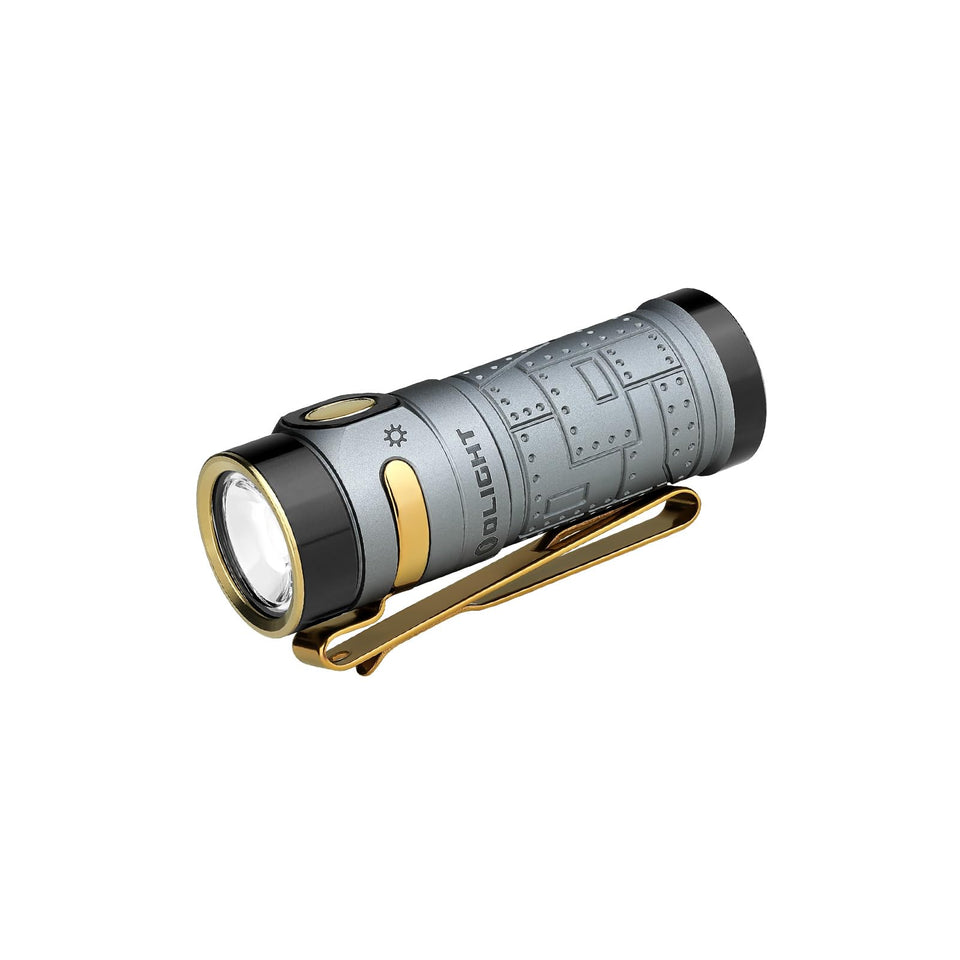 OLIGHT Baton4 front view shows compact power for daily tasks.