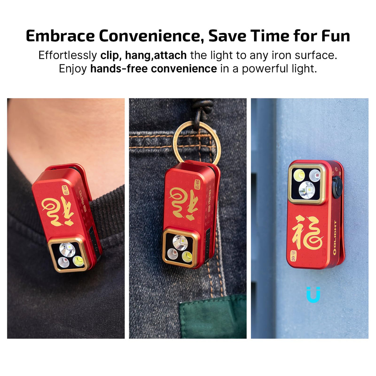 OLIGHT Clip Pro compact 57mm length fits in pockets