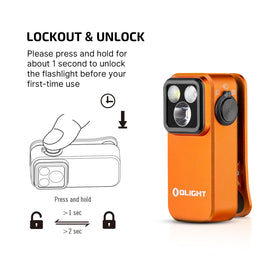 OLIGHT Oclip Pro IPX6 waterproof design withstands rain.