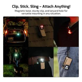OLIGHT Oclip Pro IPX6 waterproof design protects against spills