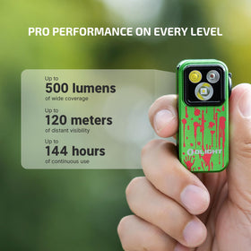 OLIGHT Clip Pro IPX6 waterproof design withstands rain and splashes.