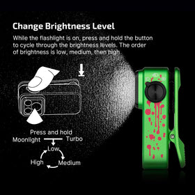 OLIGHT Clip Pro magnetic base enables versatile attachment on metal surfaces.