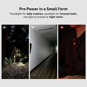 OLIGHT Oclip Pro spotlight at 120m range for focused outdoor lighting