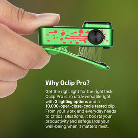 OLIGHT Clip Pro USB-C charging for quick, convenient power.