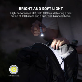 OLIGHT I1R 2 Pro compact size fits on a keychain