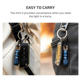 OLIGHT IMINI 2 aluminum body durability for daily resilience.