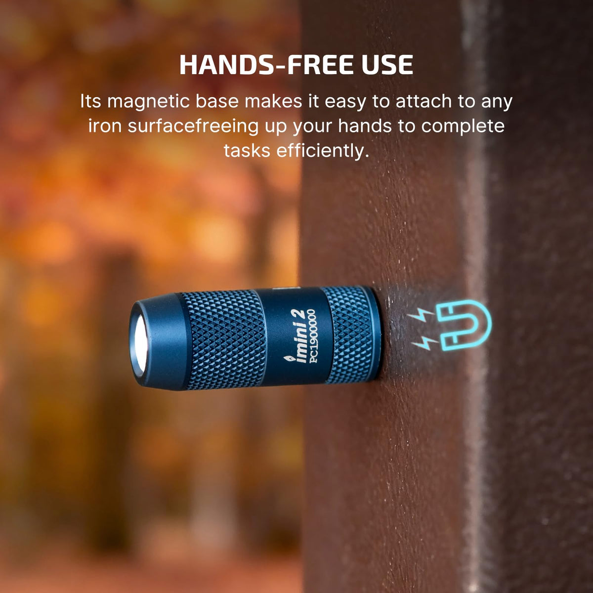 OLIGHT IMINI 2 55mm length pocket-friendly for unobtrusive carry.