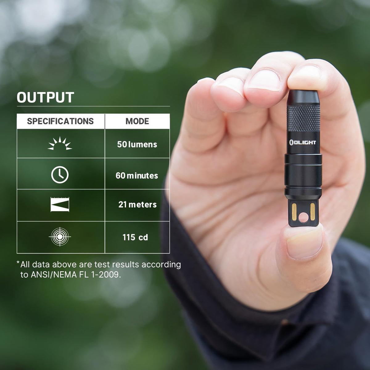 OLIGHT IMINI 2 keychain clip for secure carry
