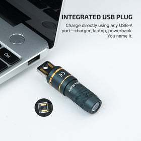 OLIGHT IMINI 2 pocket-size light fits in small bags and pockets.