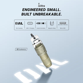 OLIGHT iUltra on a keychain demonstrates accessibility for quick illumination