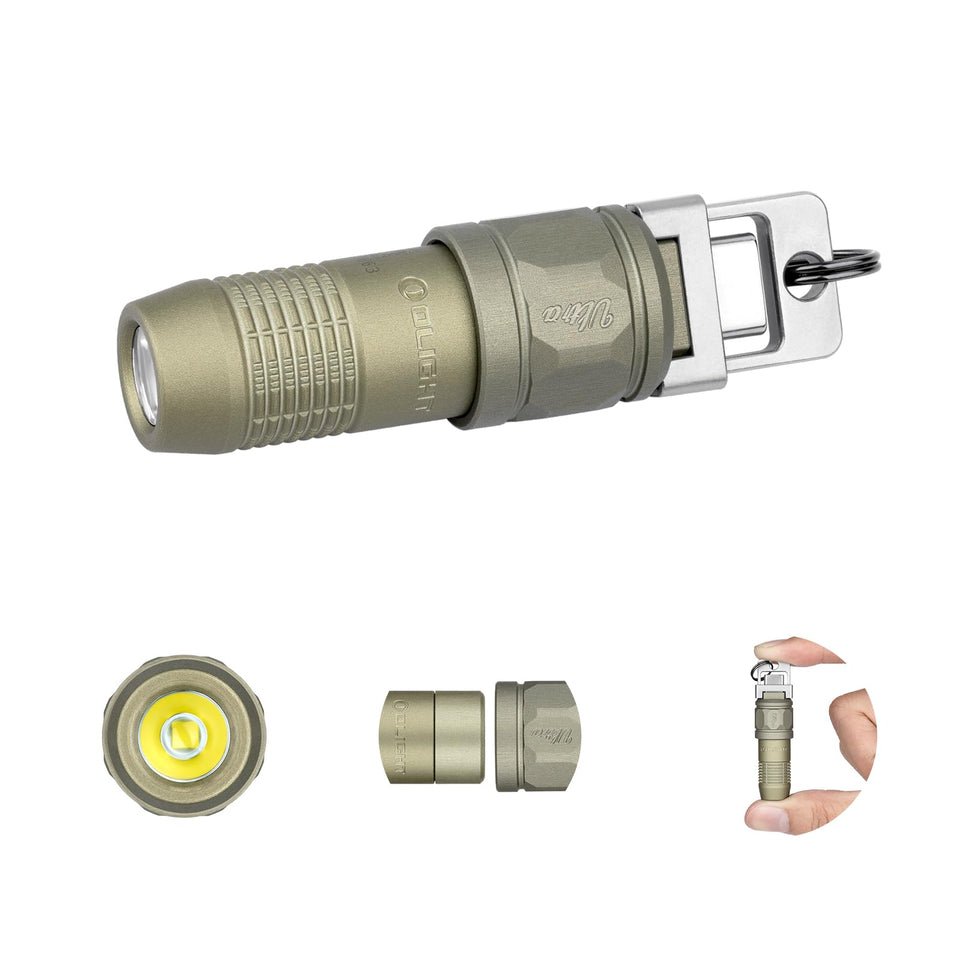 OLIGHT iUltra rechargeable EDC light in compact pocket-ready design