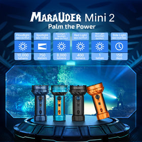 OLIGHT Marauder Mini 2 emits up to 10,000 lumens for wide-area brightness