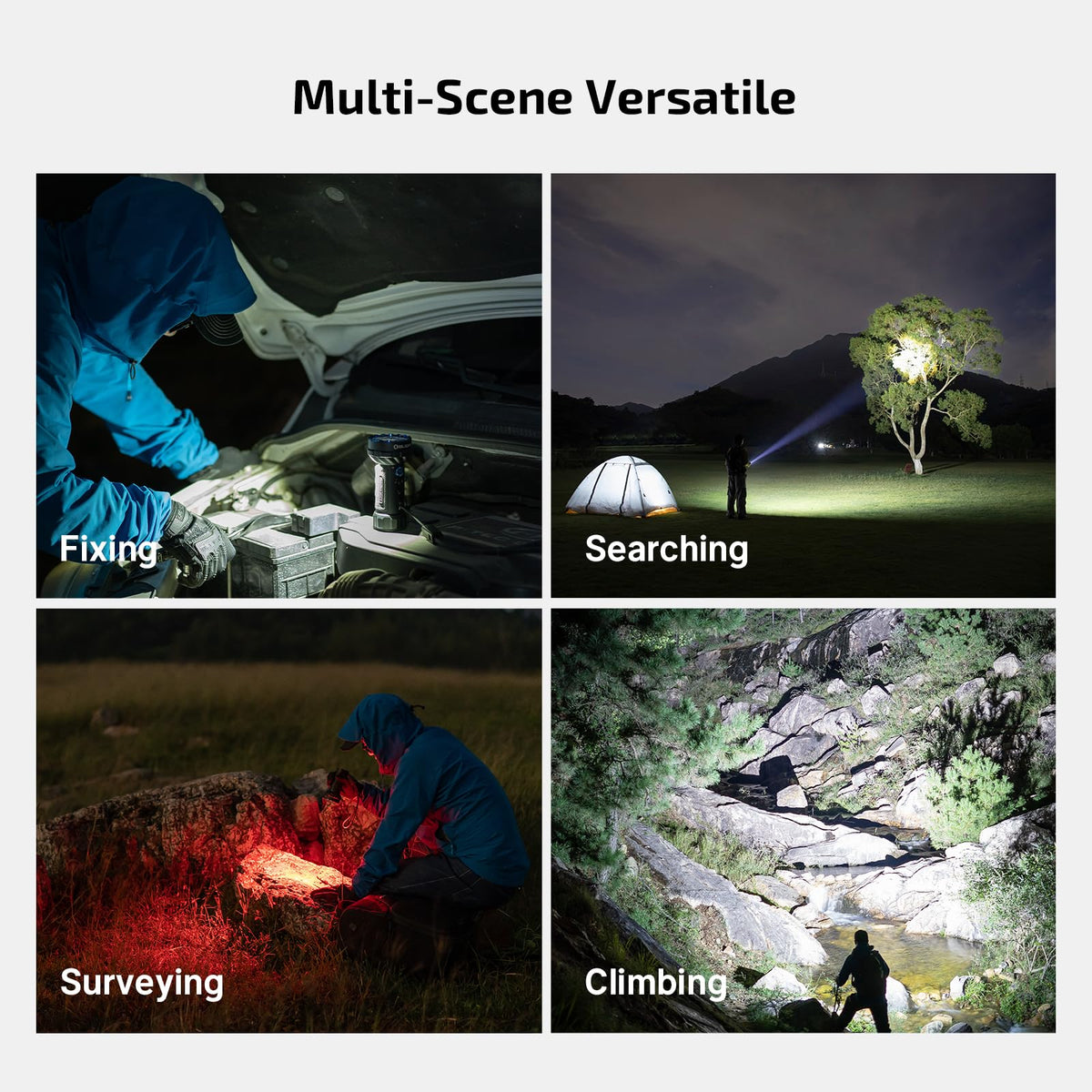 OLIGHT Marauder Mini 2 moonlight runtime supports long, low-power use
