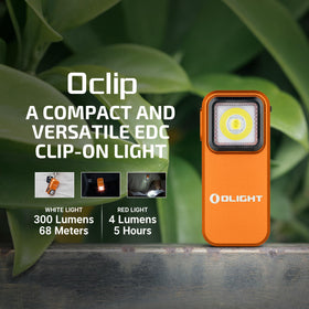 OLIGHT Oclip backpack clip ready for safety signaling and quick access