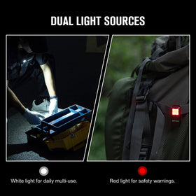 OLIGHT Oclip clip-on cap usage illustrates versatile lighting on the go.